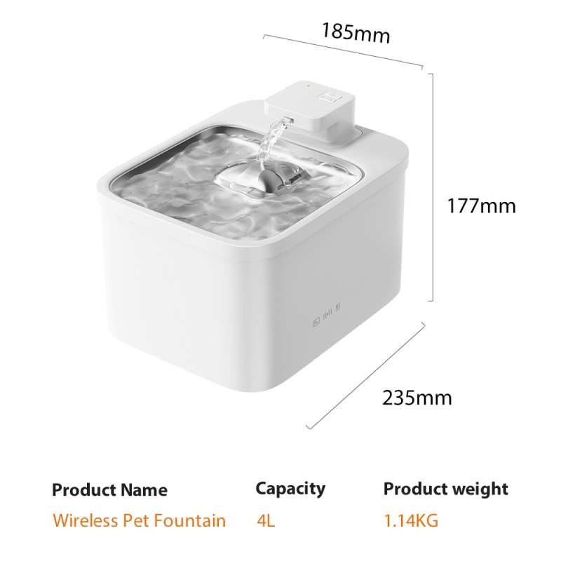 Smart Pet Fountain Manufacturer - Wireless Automatic Container Dispenser