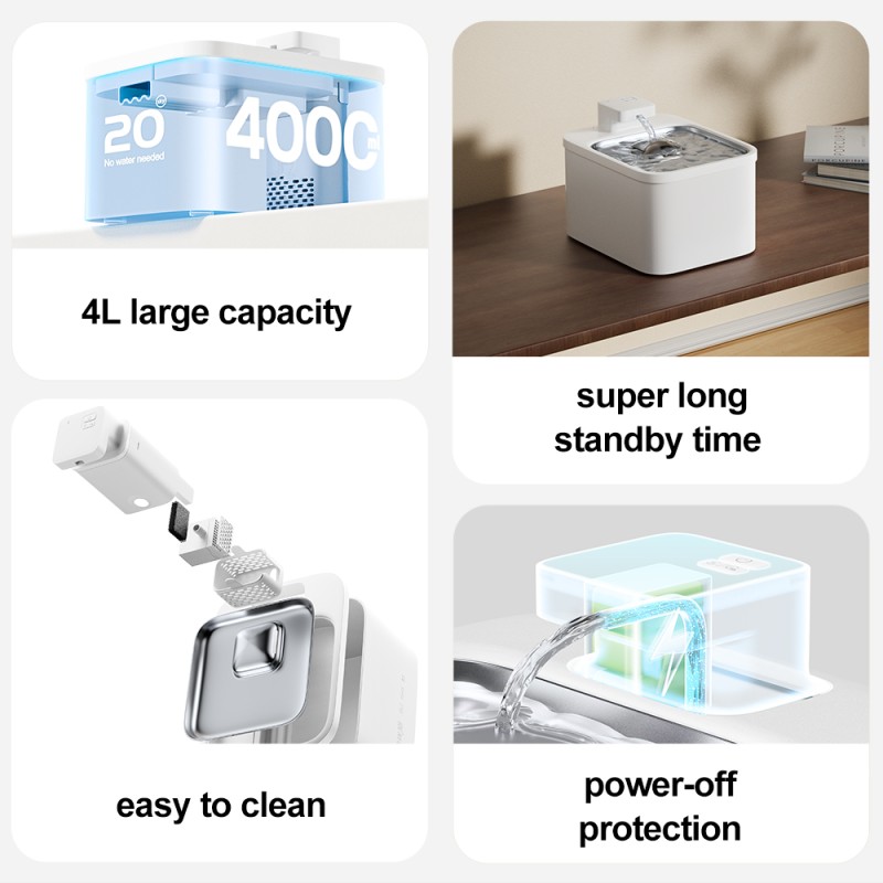 Automatic Water Dispenser Manufacturer - Ultra Quiet Wireless 4L Sensing