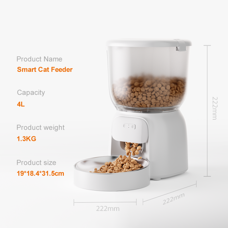 Smart Pet Feeder Manufacturer - 4L Auto No Networking Required