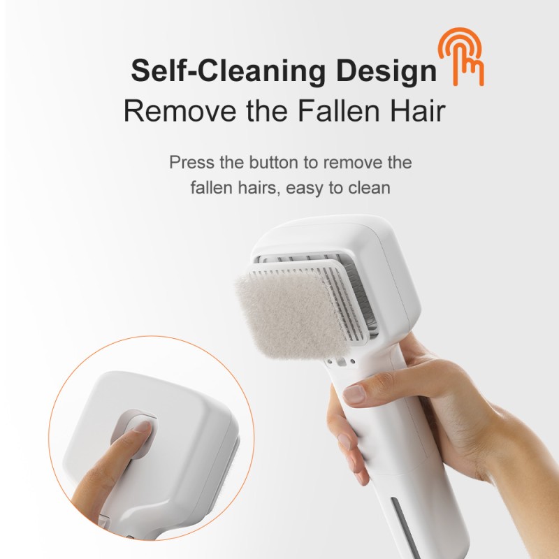 Pet Spray Massage Brush Supplier - New Design One Button Steam