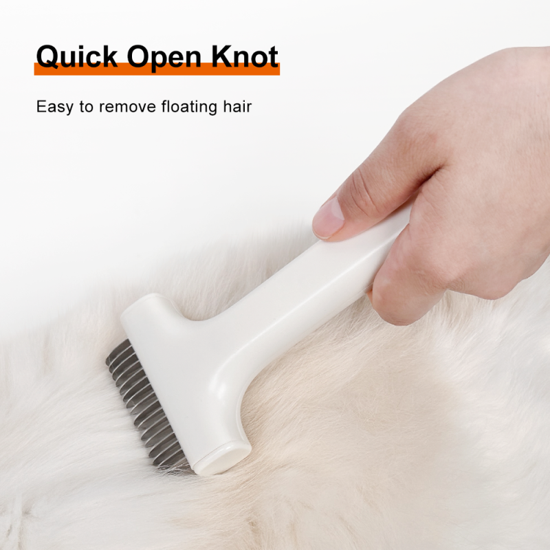 Pet Hair Remover Comb Factory - Dual-Use Metal Steel Needle Set