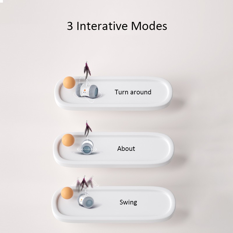 Electric Cat Toy Manufacturer - USB Rechargeable Feather Interactive