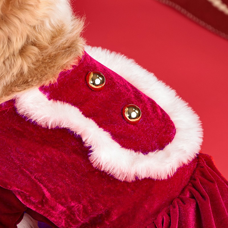 Pet T-shirt Factory - Christmas Fleece Santa Claus Hoodie