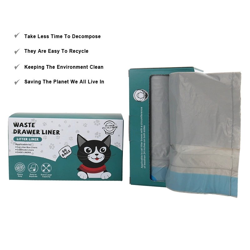 Cat Litter Liners Manufacturer - Large Drawstring Garbage Management