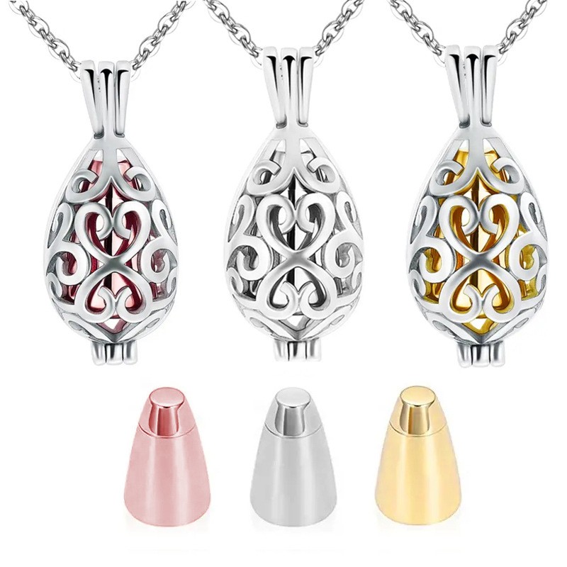 Pet Ashes Necklace Supplier - Small Memorial Lotus Pendant