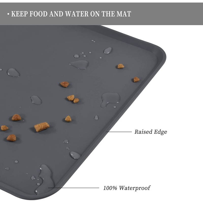 Pet Placemat Supplier - Waterproof Non-slip Food Pad