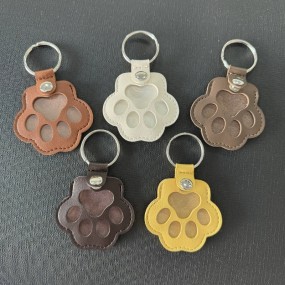 Pet Hair Storage Manufacturer - Leather Bag Keychain Pendant