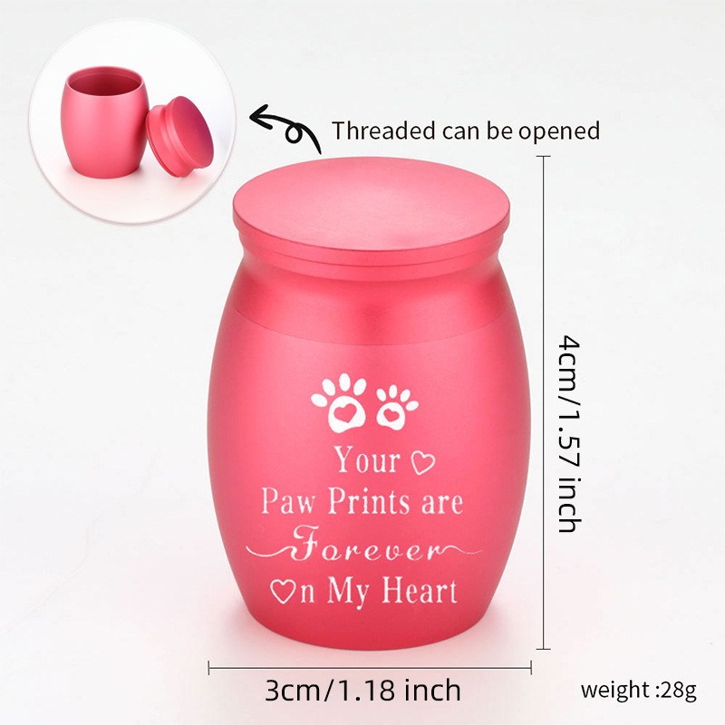 Pet Memorial Box Manufacturer - Small Pink Keepsake Funeral