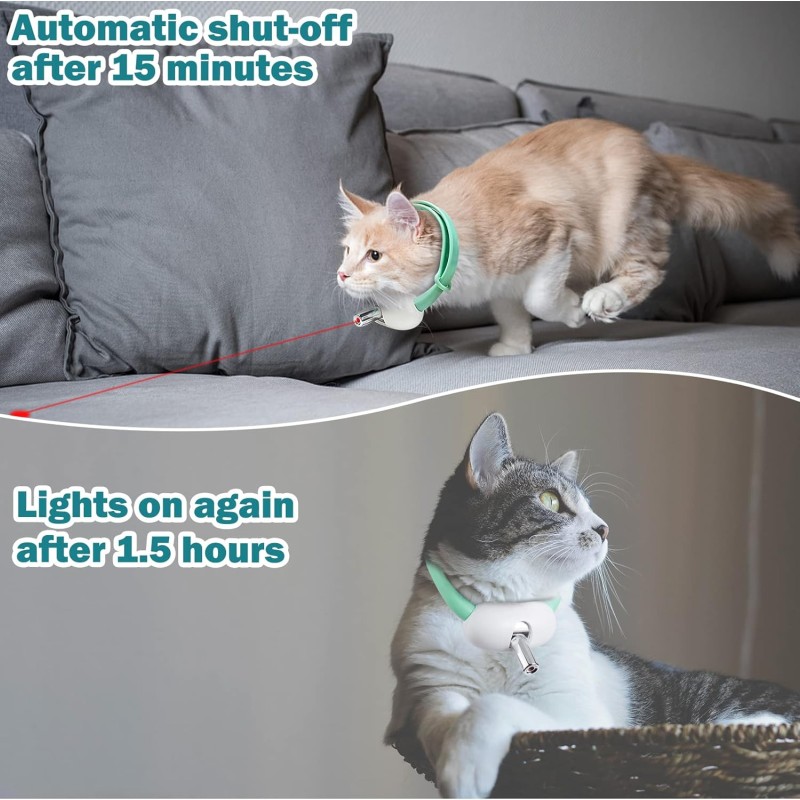 Pet Laser Toy Supplier - Automatic LED Light Wearable