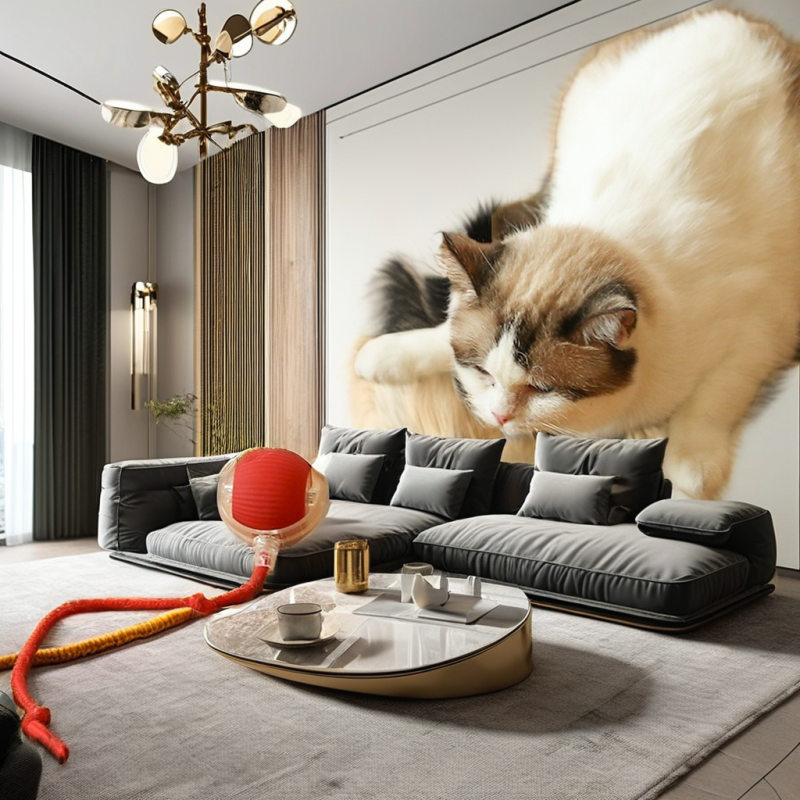 Cat Ball Toy Supplier - Luxury USB Rechargeable Self-Rolling