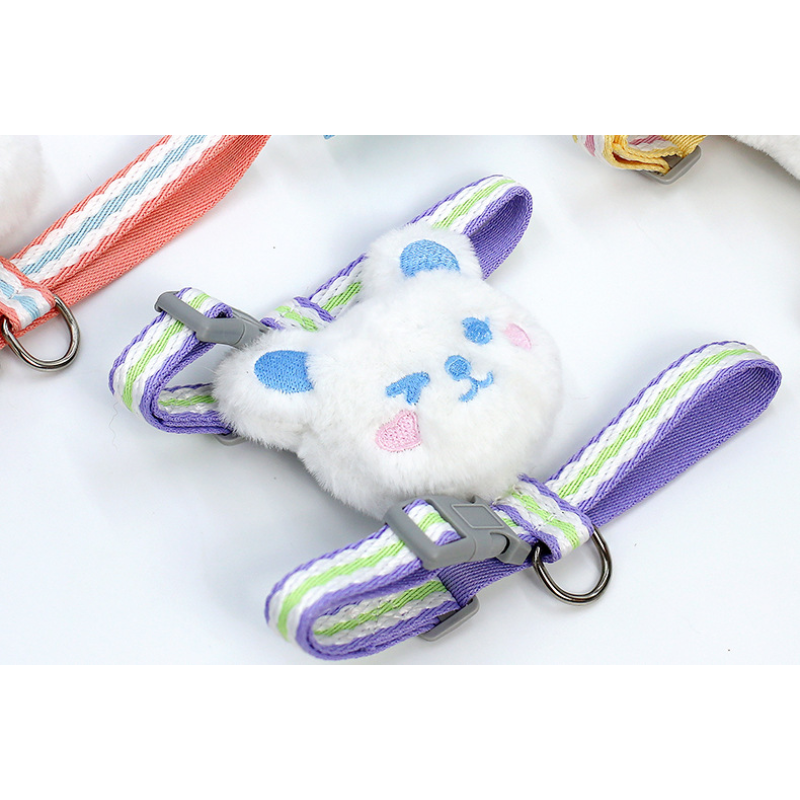 Cat Harness Manufacturer - Strawberry Chest Strap Escape Proof