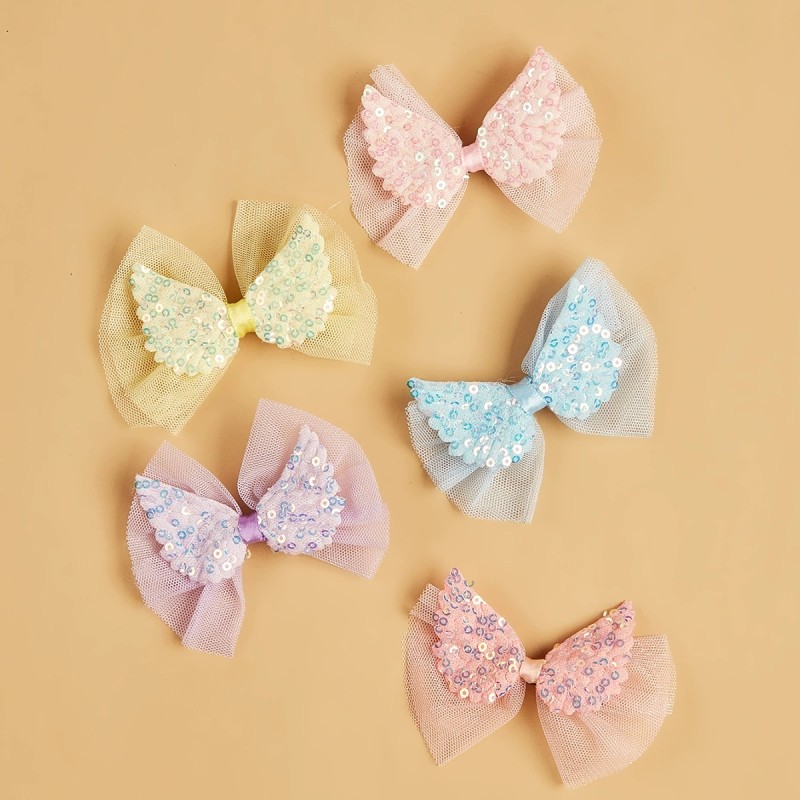 Dog Hair Clip Factory - Birthday 3D Sequin Rabbit Ears