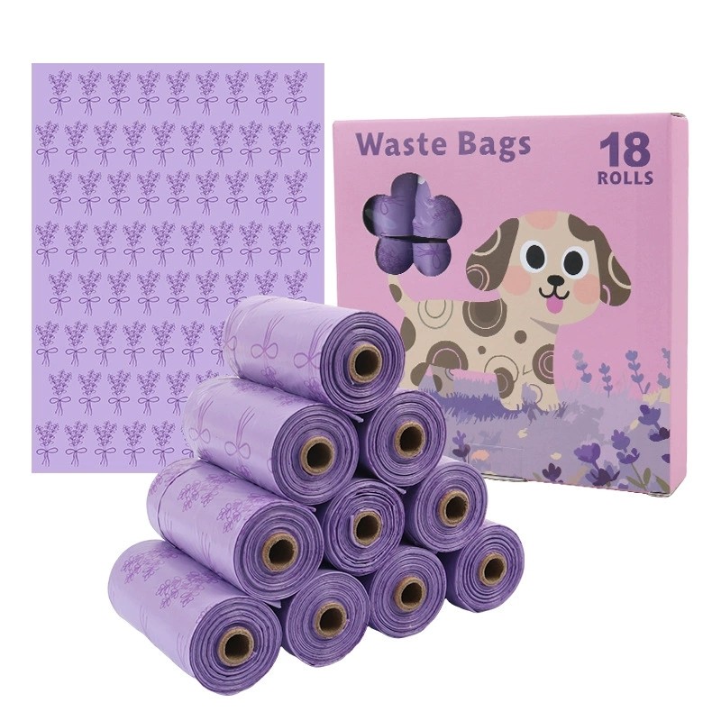 Pet Waste Bags Factory - Eco-Friendly Lavender Scented