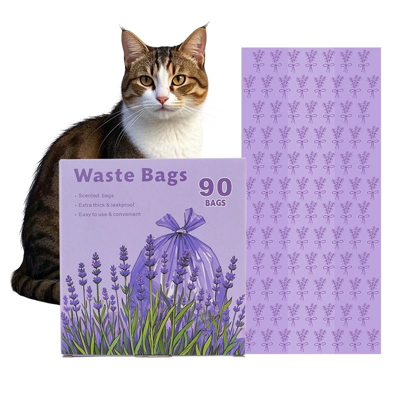Pet Waste Bags Factory - Eco-Friendly Lavender Scented