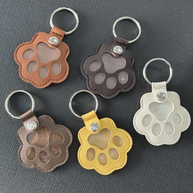 Pet Hair Storage Manufacturer - Leather Bag Keychain Pendant