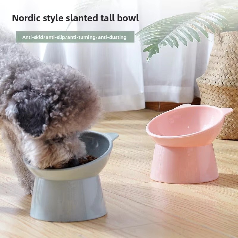 Cat Bowl Factory - Plastic Anti-Upset Rounded Design