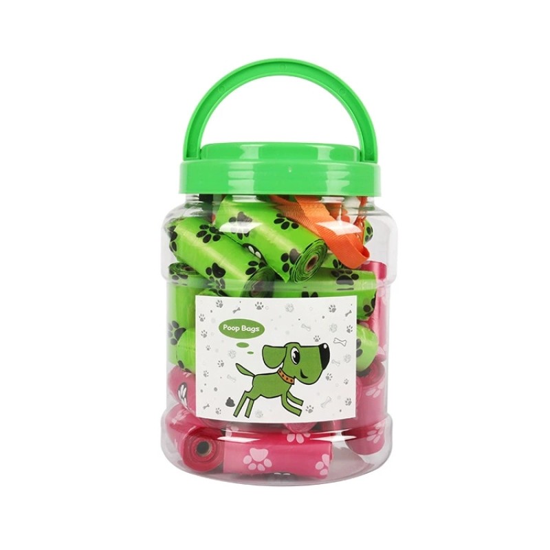 Dog Poop Bag Manufacturer - 30 Rolls Family Barrel Packed