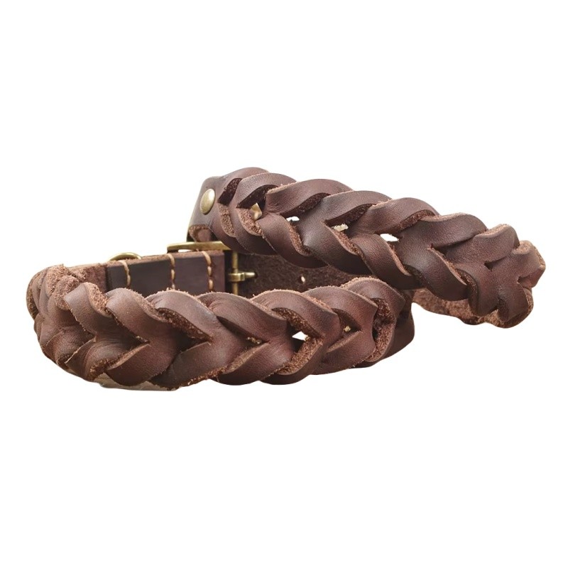 Pet Dog Collar Manufacturer - Modern Elegant Genuine Leather