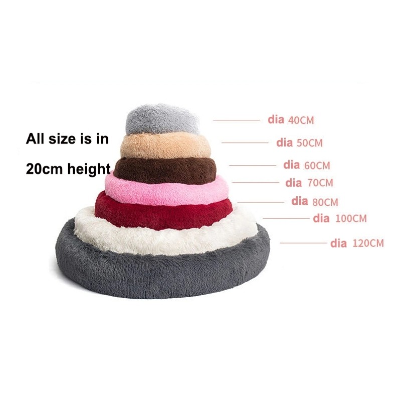 Pet Donut Bed Factory - Luxury Calming Plush Washable