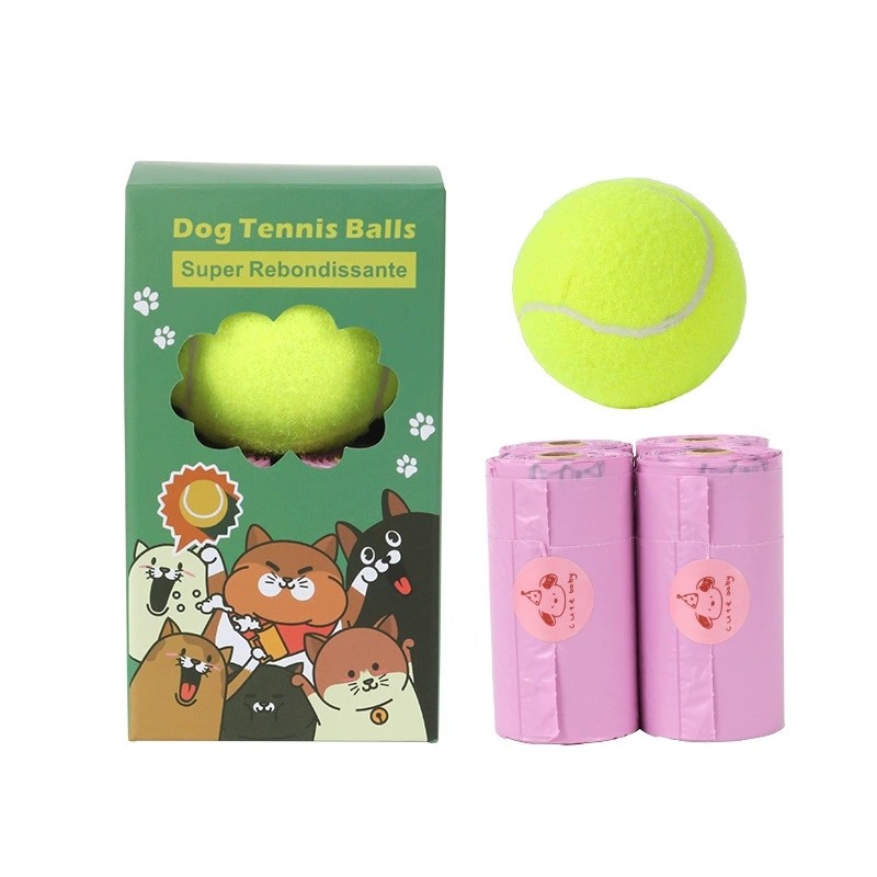 Dog Poop Bag Supplier - With Handle and Elastic Tennis