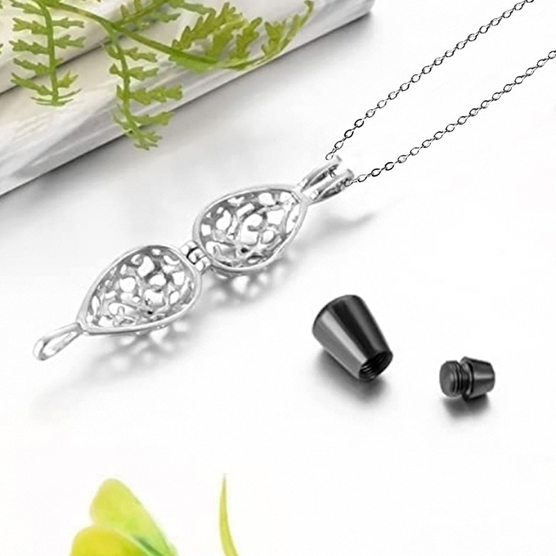 Pet Ashes Necklace Supplier - Small Memorial Lotus Pendant