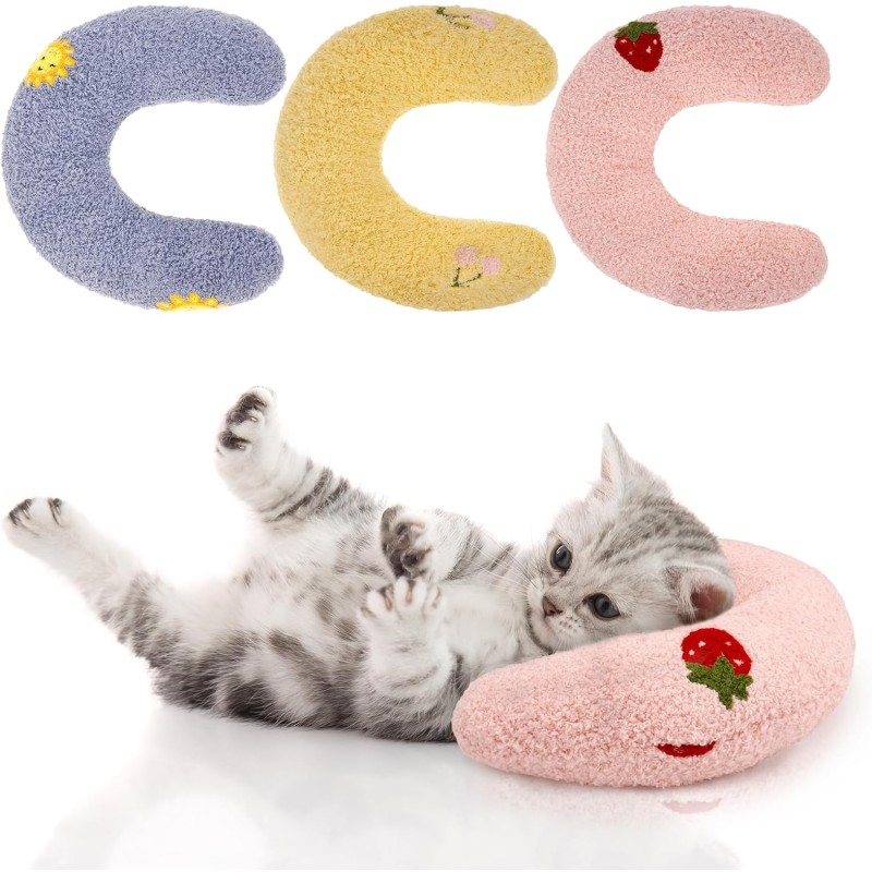 Cat Calming Pillow Supplier - U-Shaped Deep Sleep Fluffy