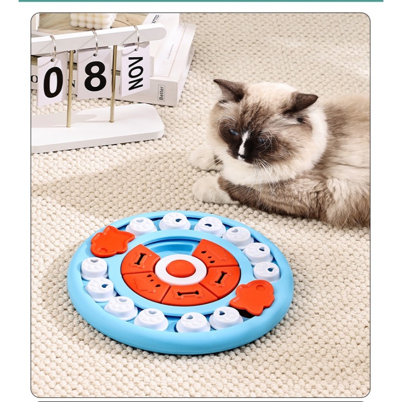 Dog Feeder Toy Supplier - Christmas Pink IQ Games