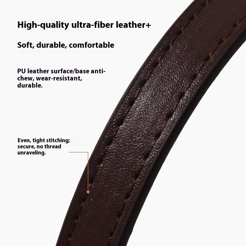 Pet Collar Manufacturer - High End Genuine Leather Metal Buckle