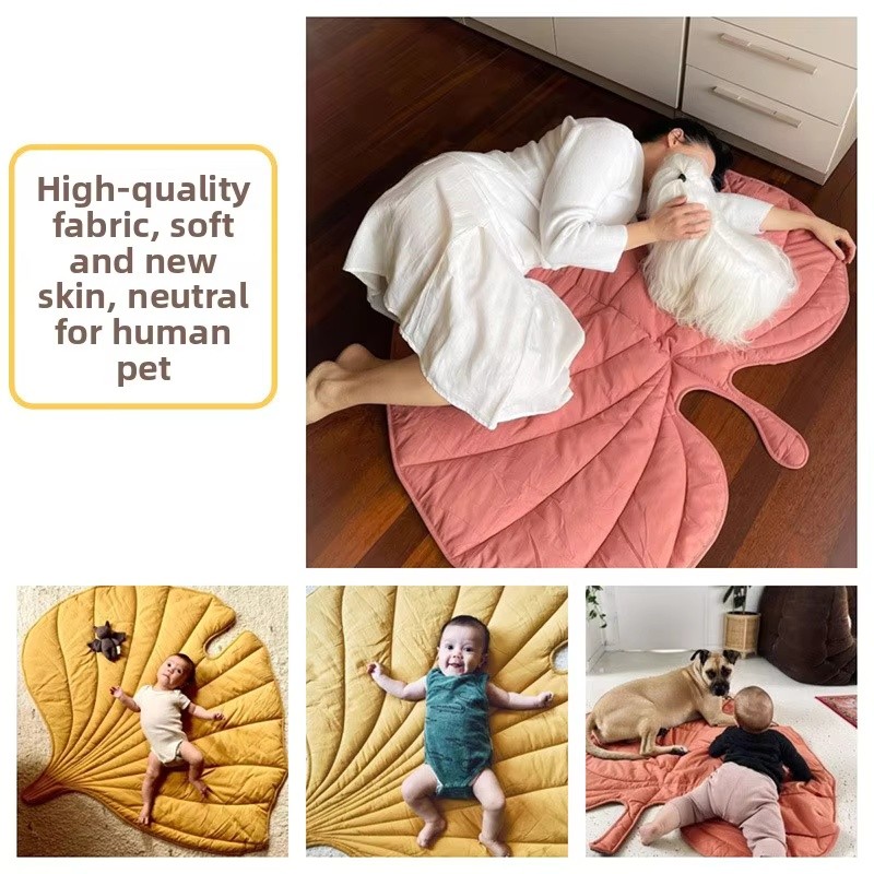 Cat Mattress Manufacturer - Leaf Shape Double-Sided Cartoon