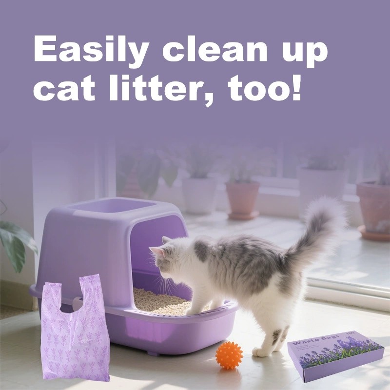 Cat Litter Liners Factory - Biodegradable Drawstring 25x40cm