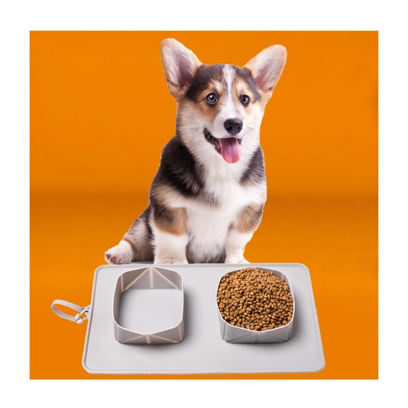 Dog Travel Bowl Factory - Double Collapsible Anti-choking
