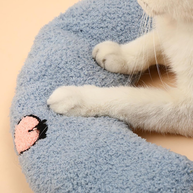 Cat Calming Pillow Supplier - U-Shaped Deep Sleep Fluffy
