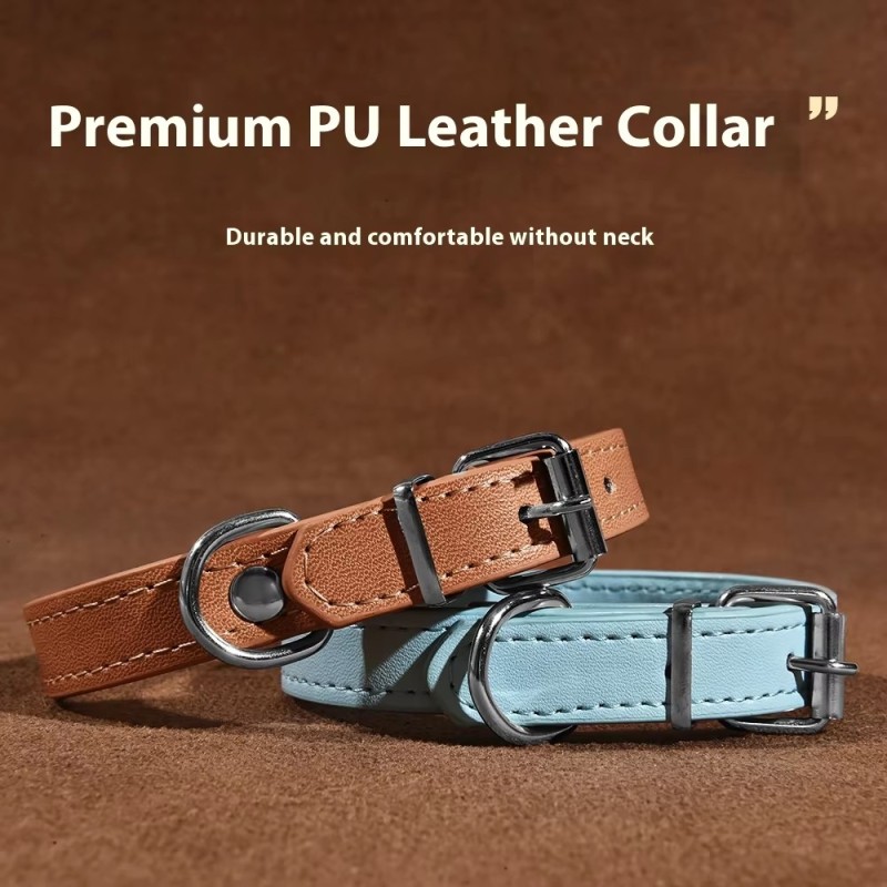 Pet Collar Manufacturer - High End Genuine Leather Metal Buckle