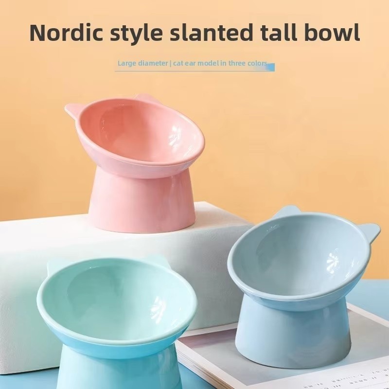 Cat Bowl Factory - Plastic Anti-Upset Rounded Design