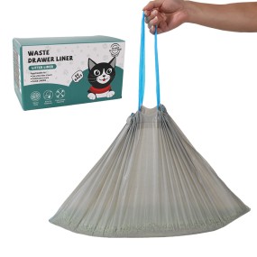 Cat Litter Liners Manufacturer - Large Drawstring Garbage Management