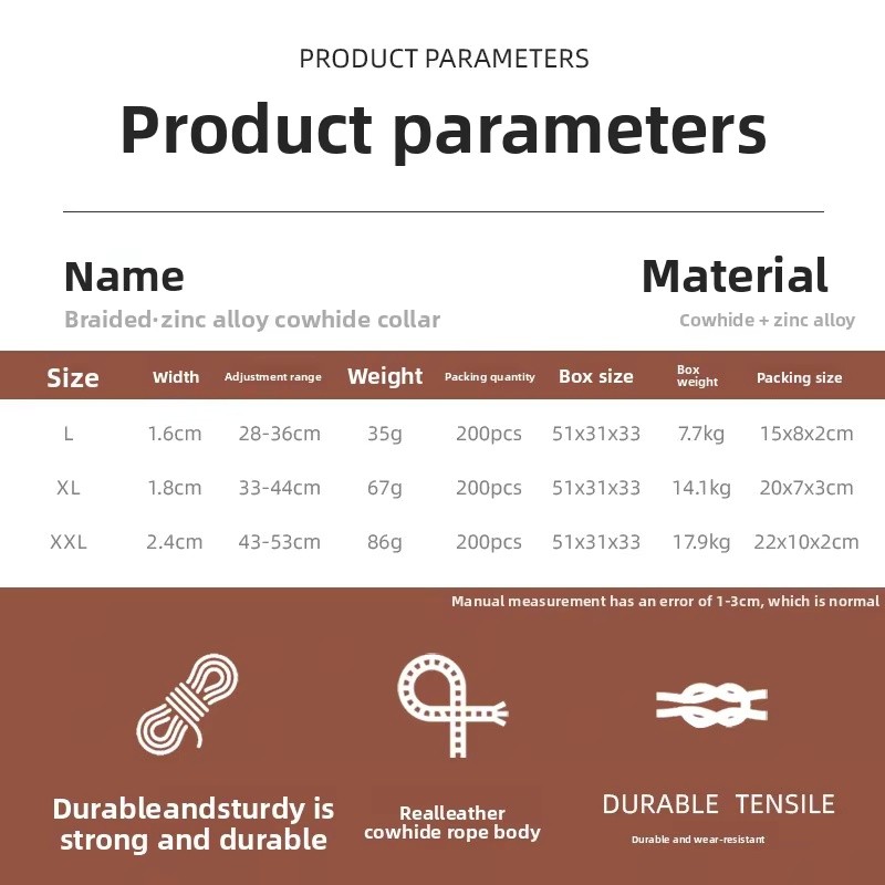 Pet Dog Collar Manufacturer - Modern Elegant Genuine Leather