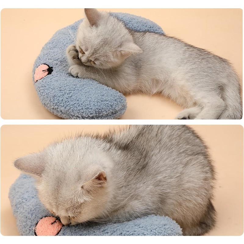 Cat Calming Pillow Supplier - U-Shaped Deep Sleep Fluffy