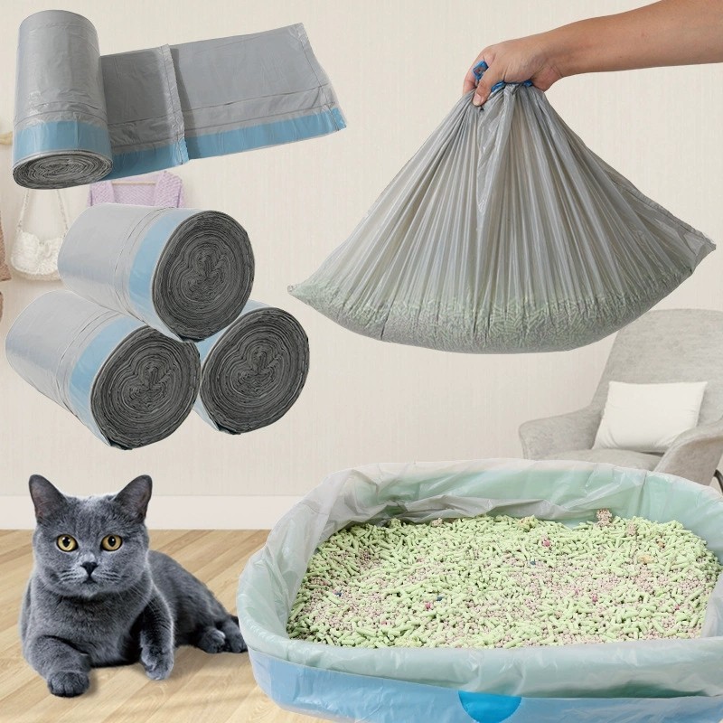 Cat Litter Liners Manufacturer - Large Drawstring Garbage Management