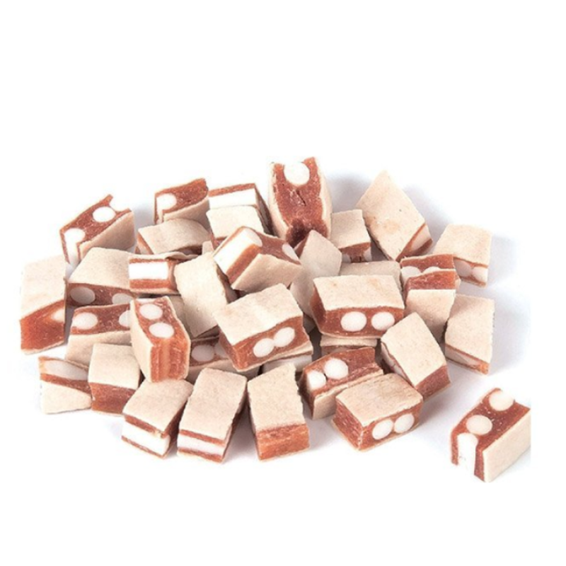 Cat Treats Supplier - Twisted Chicken Cod Sandwich Cut Snacks