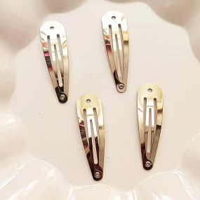 Hair Clips Factory - Kawaii DIY Gold French Pin 5cm