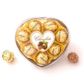 White Chocolate Gift Box Manufacturer - OEM Custom Heart Shaped