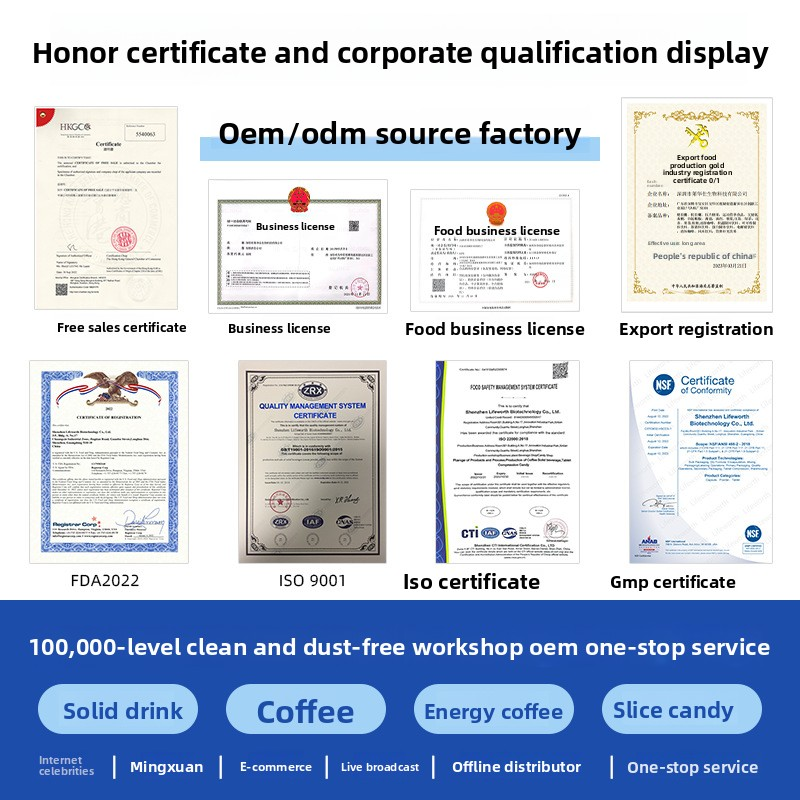 Instant Coffee Manufacturer - OEM Custom White Kidney Bean Caffeine