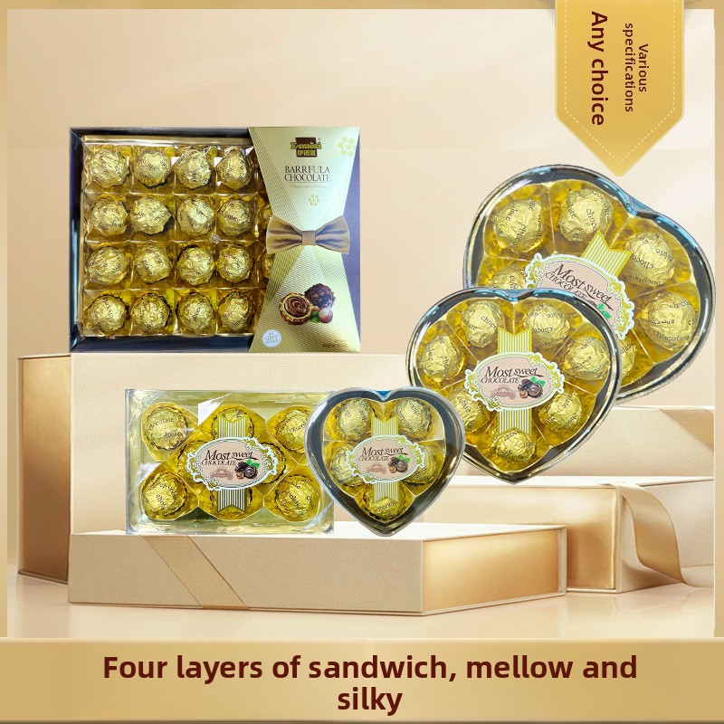 White Chocolate Gift Box Manufacturer - OEM Custom Heart Shaped