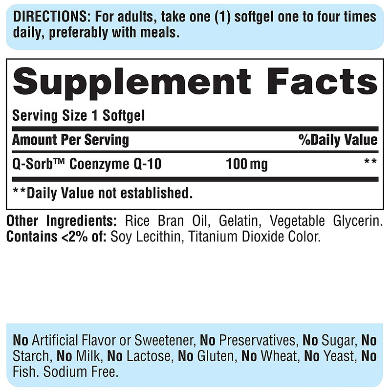 Coenzyme Q10 Soft Capsules Manufacturer - OEM Custom Mint Flavor