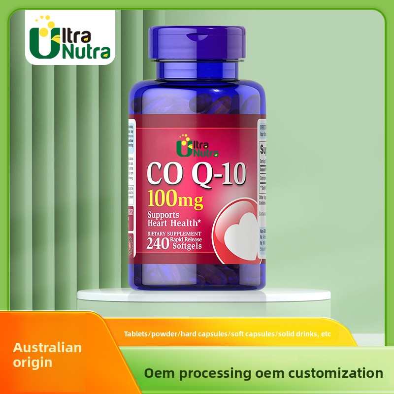 Coenzyme Q10 Soft Capsules Manufacturer - OEM Custom Mint Flavor