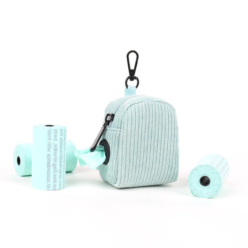 Dog Poop Bag Holder Supplier - Custom Corduroy Scent Biodegradable