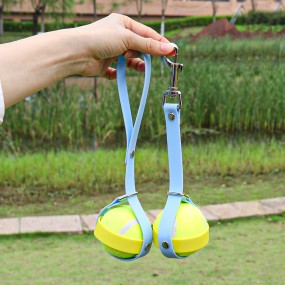Dog Ball Holder Factory - Hands Free PVC Tennis Throwing Toy