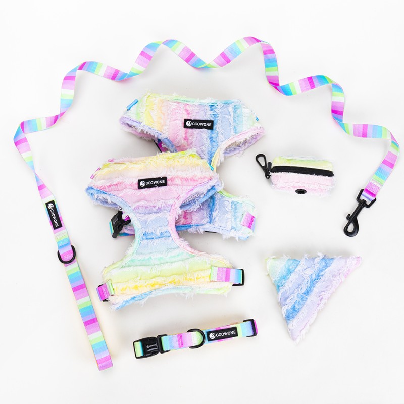 Pet Collar Set Manufacturer - Custom Floral Pattern Unique Design