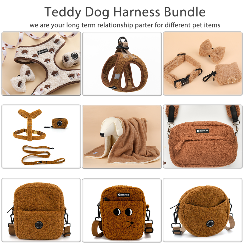 Dog Harness Supplier - Custom Logo Sherpa Teddy Pet Essentials