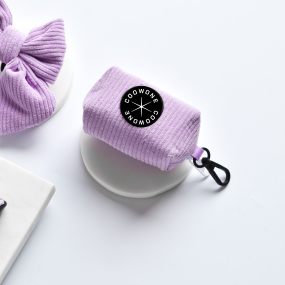 Dog Poop Bag Holder Factory - Corduroy Hook Small Bag Dispenser